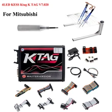 OBD2 для Mitsubishi KESS Ktag K TAG V7.020 KESS Master ECU Chiptuning инструмент K-TAG 7,020 BDM ECU инструменты программирования неограниченное количество маркеров