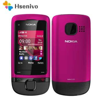 Перейти на Алиэкспресс и купить Разблокированный сотовый телефон Nokia, 100% оригинал, Bluetooth, fm-радио, бесплатная доставка