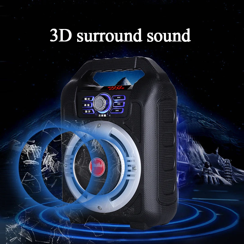 5 25 дюймовый портативный уличный динамик большой мощности Bluetooth s аудио