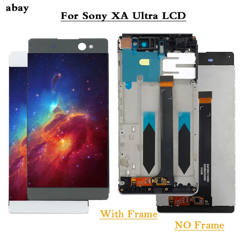 ЖК-дисплей и тачскрин AAA для Sony Xperia XA сменный сенсорный экран с рамкой в сборе F3211