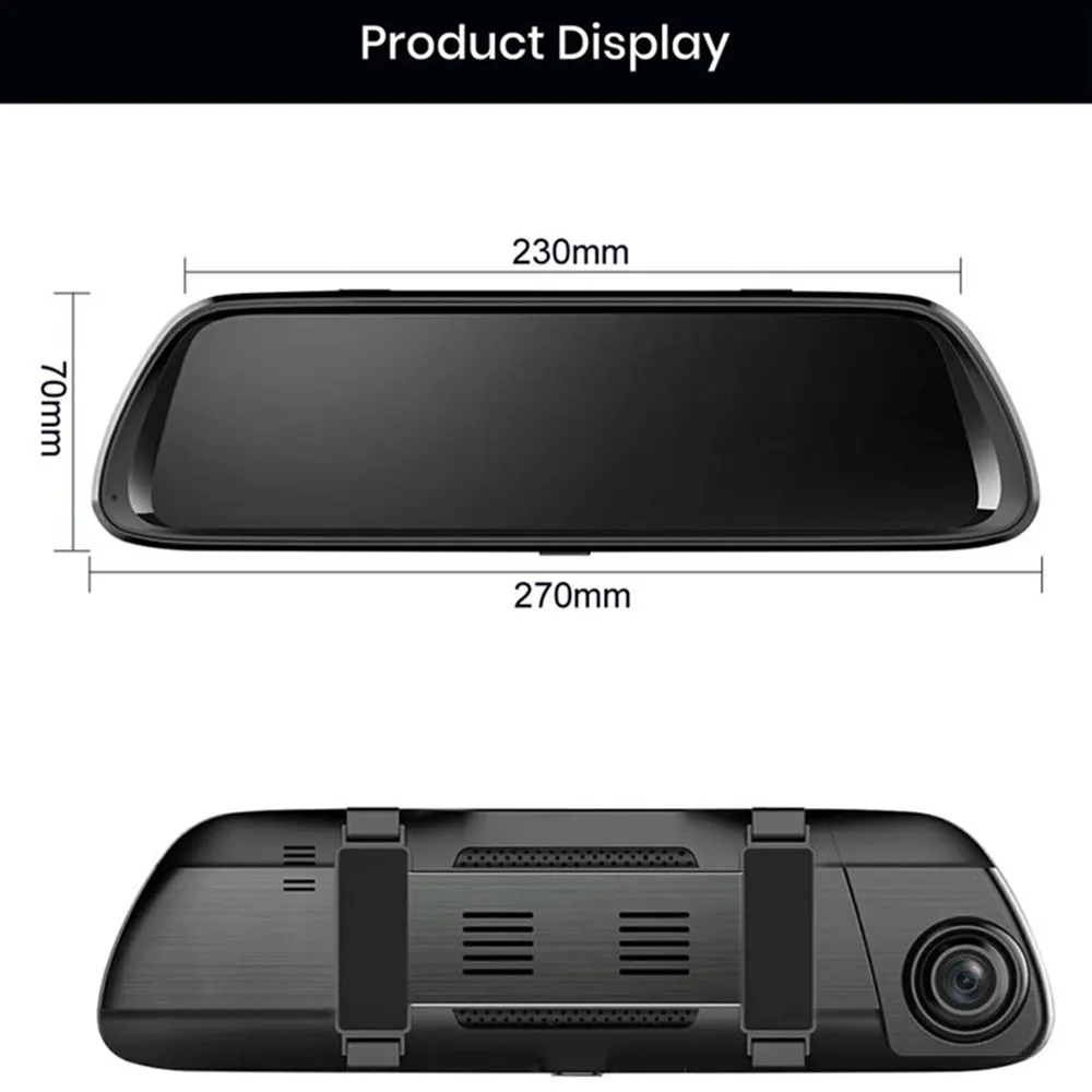 1" зеркало заднего вида камера ADAS wifi фотография gps навигация Full HD 4G Android 8,1 двойной объектив цифровой рекордер Автомобильный видеорегистратор