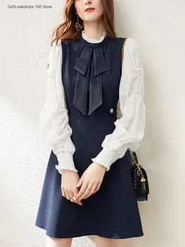 

Dress autumn dress 2020 new femininity small fragrance long sleeve Princess Dress Adult celebrity high-end brand