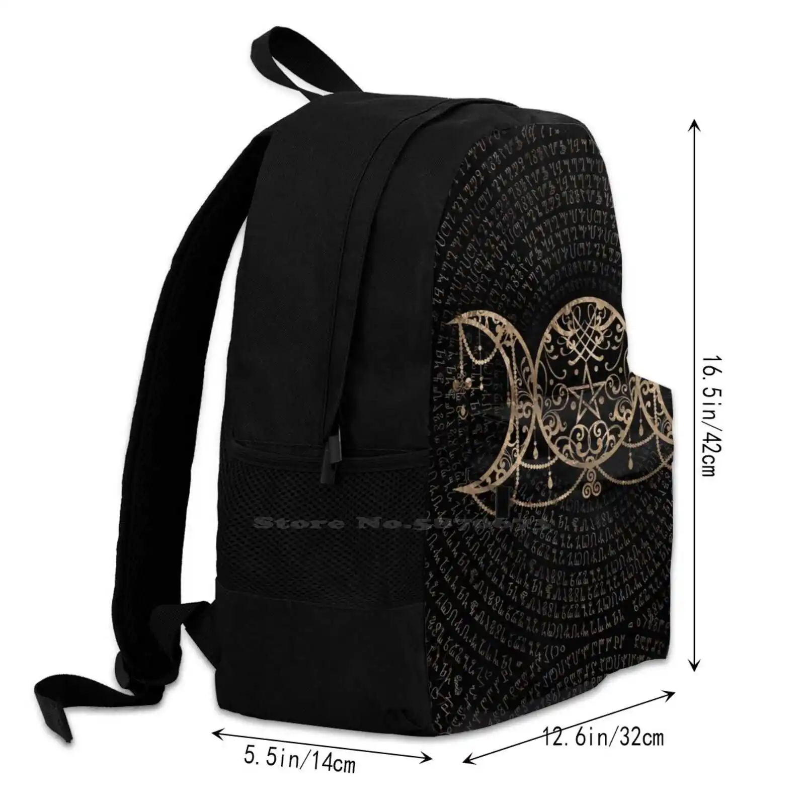 Major Arcana Tarot Backpack Silver and Black Style Backpacks Girl Outdoor  Breathable School Bags Designer Rucksack - AliExpress