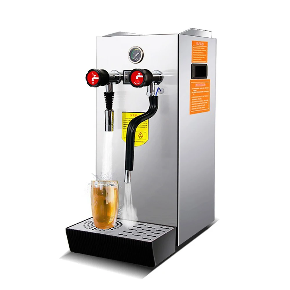 

220V Commercial Milk Foam Machine Electric Water Heater Automatic Steam Boiling Machine Coffee Milk Foam Bubble Maker 2200W Y