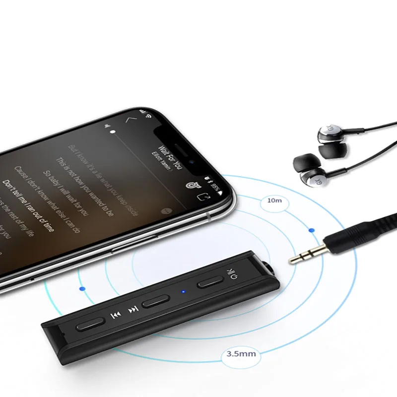 Bluetooth V4.2 аудио приемник беспроводной AUX динамик Amplifie адаптер Micro USB