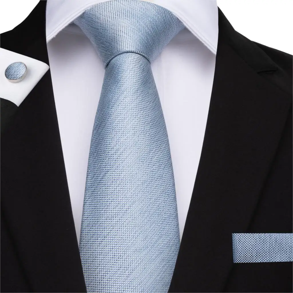 Барри Ван Коричневый Синий Серый Фиолетовый солидный мужской галстук Бизнес Галстуки шелковый галстук для мужчин 8 см Широкий Галстук Формальная вечеринка - Цвет: N-7143