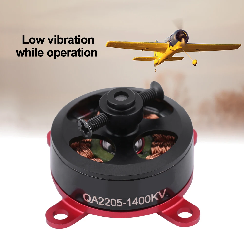 Puseky 1 шт. Puseky qx-motor QA2205 1400KV бесщеточный двигатель для F3P RC фиксированное крыло самолет