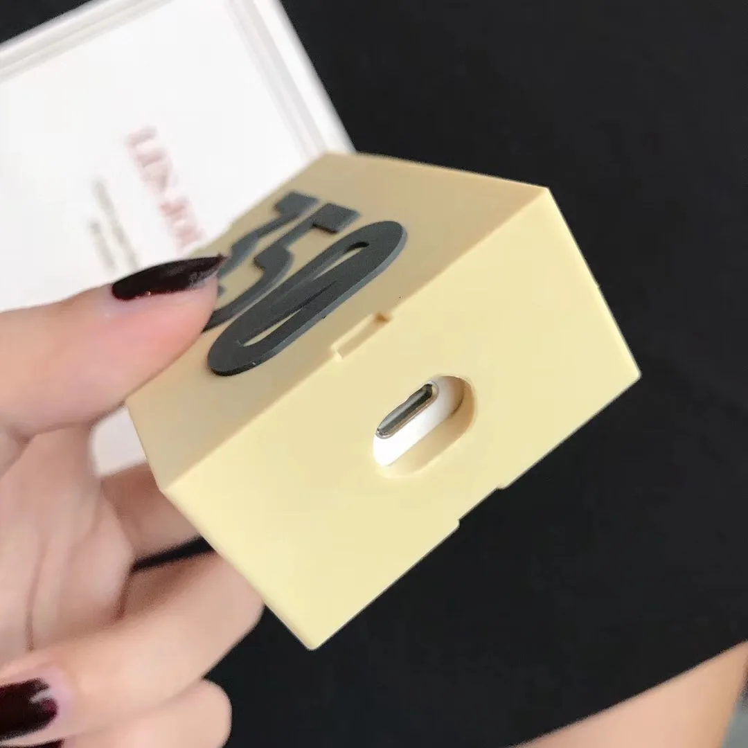 Горячая распродажа обуви 350 700 бренд Kanye Omari West беспроводной bluetooth чехол для гарнитуры для AirPods Pro 3 2 1 квадратный 3D силиконовый чехол