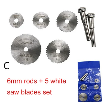 

Saw Blade High Speed Steel Cutting Blade Wood 3.2mm 6MM Rod Rotary Tool Circular Saw Blades Cutting Discs Mandrel Cutoff Tool