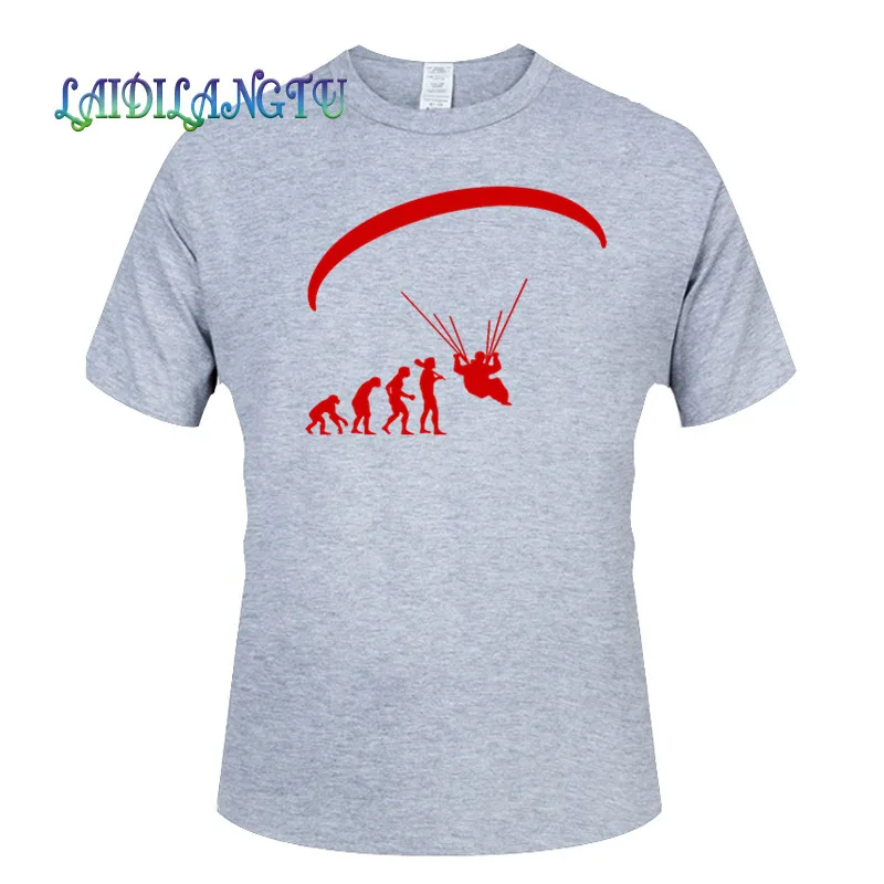 Новая мода лето Born To Fly Evolution Of Paragliding paragliers Футболка мужская одежда топы футболки короткий рукав Футболка