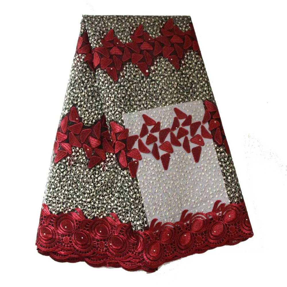 wine net lace fabric