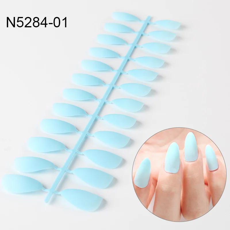 01 ROSALIND False Nail Gel Polish Set Poly Extension For Matte Nails Glue Manicure Semi Permanent Natural Fake Nail Forms Art Tips - Цвет: 01