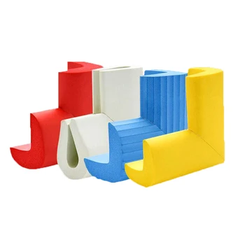 

4pcs/lot soft NBR foam baby safety corner guard table desk edge round corner angle form pretector infant children crash bar