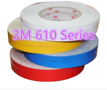 

1cm wide 3M 610 Series Reflective Tape Stickers Motorcycle Car Truck Universal Used Sticker Car styling