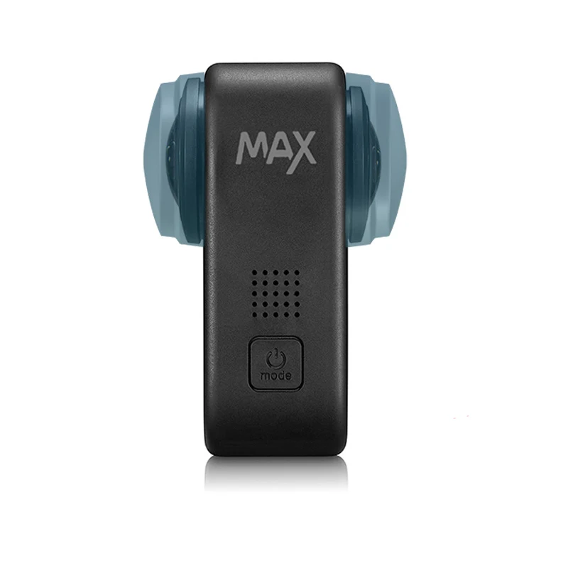 9 in 1 액세서리 세트 GoPro Max 액션 카메라 용 실리콘 렌즈 캡 강화 유리 화면 보호 필름 실리콘 케이스 키트