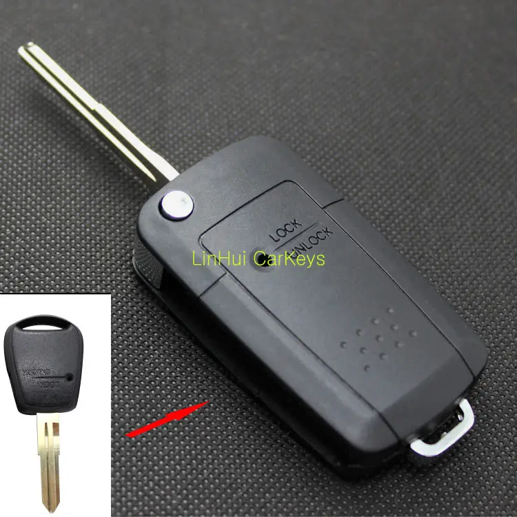 PINECONE для ключа чехол HYUNDAI ACCENT KIA QIANLIMA дистанционный ключ 2 кнопки оболочки с
