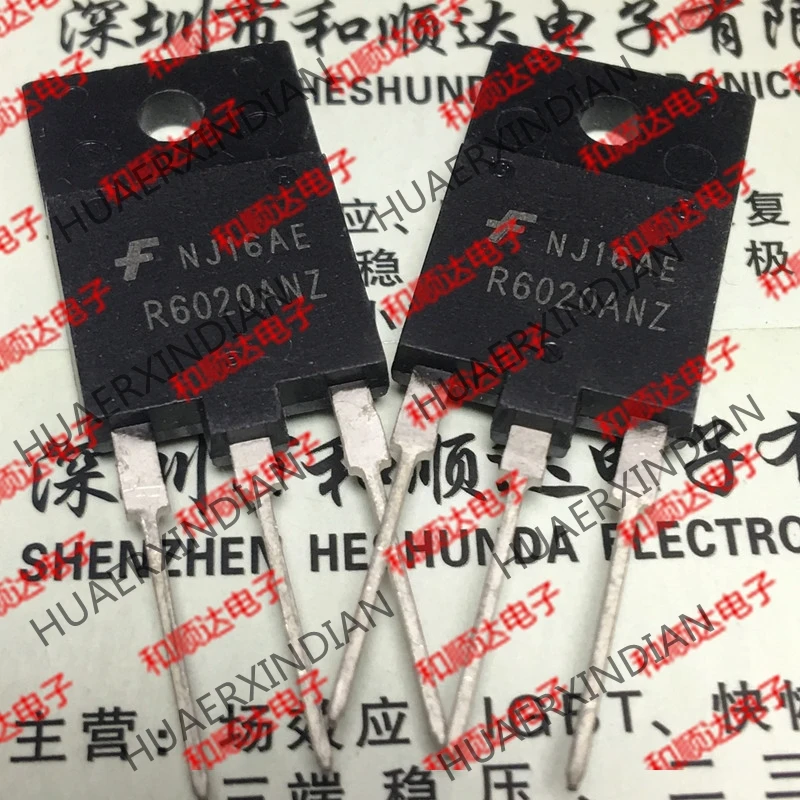 5 шт., новые оригинальные кнопки R6020ANZ TO-3PF 600V 20A