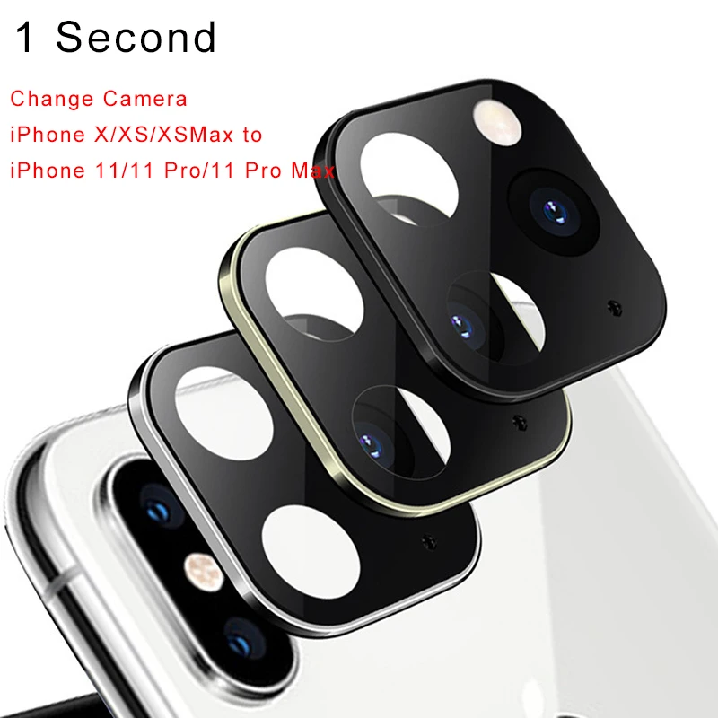 Защита для экрана Камеры Len защитное закаленное стекло металлический сплав наклейка для iPhone X XS Max XS Замена для iPhone 11 Pro Max