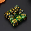 10pcs Six Sided 12mm Digital Game Dices Transparent Cube Round Corner Portable Table Playing Games ► Photo 2/6