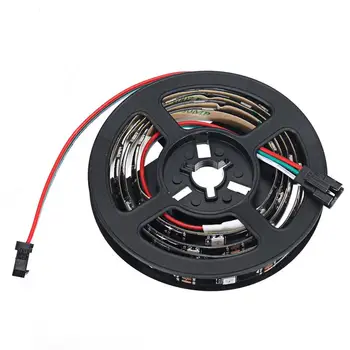 

DC5-24V SP105E 200 Modes 1M 2M WS2812B USB Phone APP Remote Bluetooths Waterproof Color RGB LED Strip Light Set Cuttable