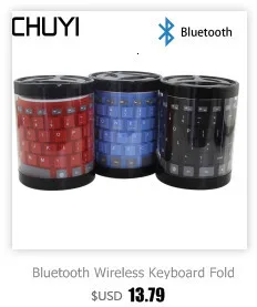 CHUYI Bluetooth клавиатура беспроводной тачпад ультра тонкий компьютер мини клавиатура для Apple Macbook Android телефон планшет компьютер