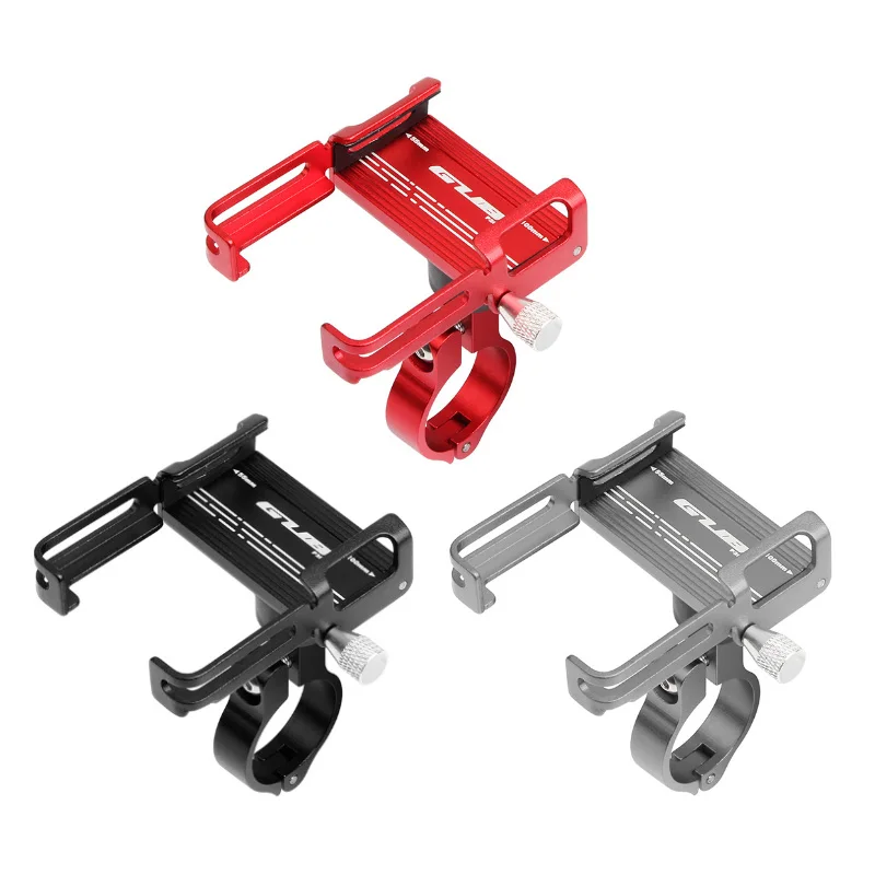 

GUB P20 Aluminum Bicycle Phone Holder For 3.5" to 7.5" Phone 360 Degree Rotation Bike Mount Stand Bracket Handlebar Grips Clip