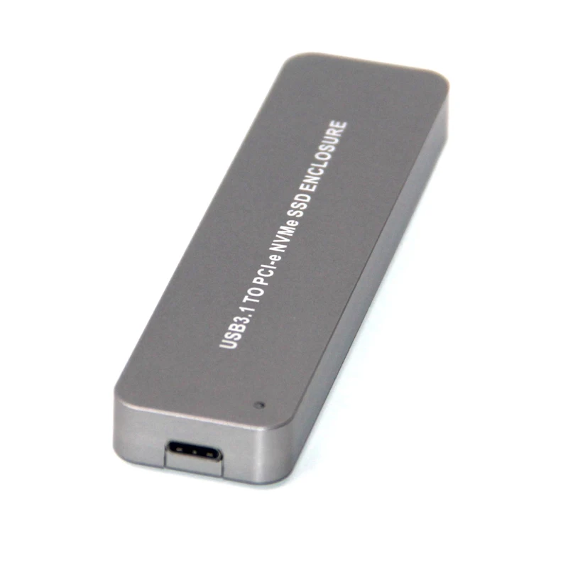 Портативный выдвижной type-C USB 3,1 до M.2 NVME PCIE SSD мобильный диск 10 Гбит/с Алюминиевый сплав M.2 M ключ PCI Express HDD корпус