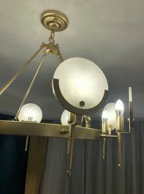 Modern LED chandelier metal marble lights American living room dining room lighting fixture hotel villa haohua hanging lamps