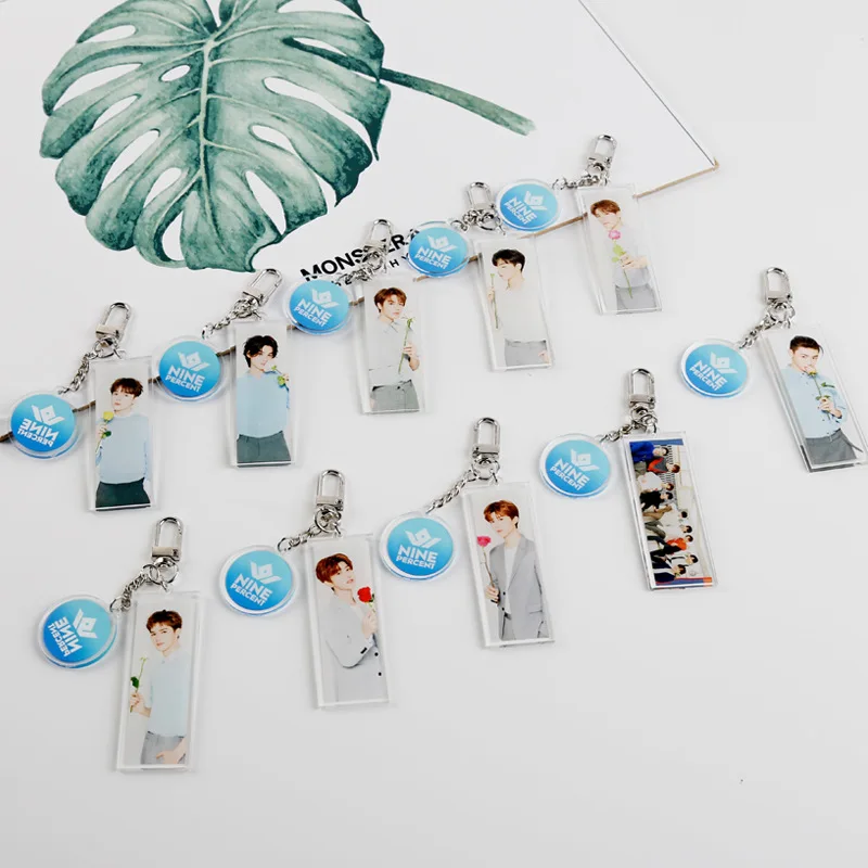 

Nine Percent Acrylic Rectangle Justin Key Chain Keyring First Album To The Nines LJJ321