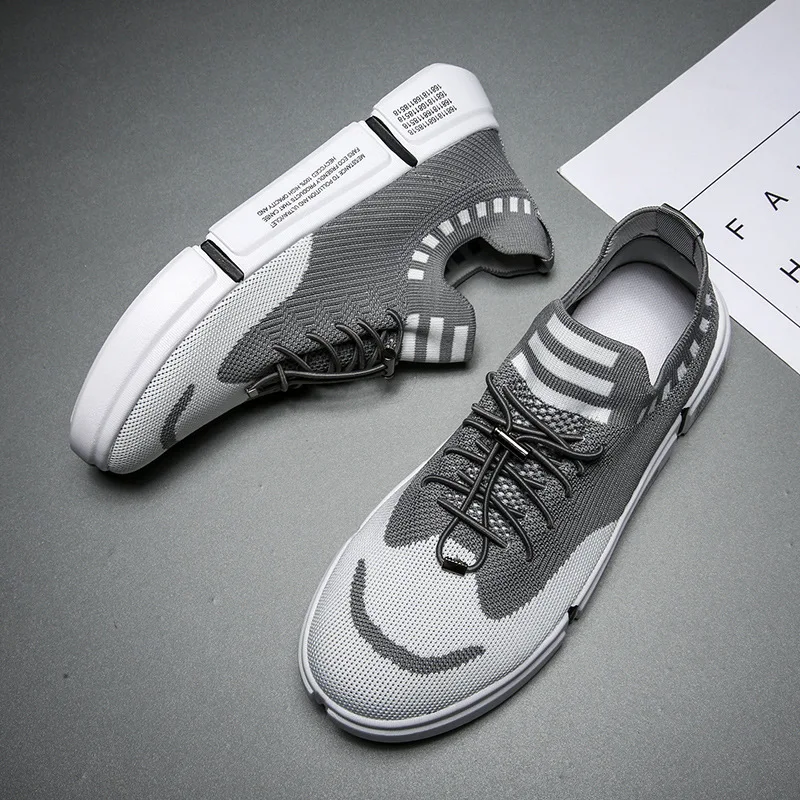 

Fashion Men Comfy Breathable Trainers Mesh Sneakers Slip On Sport Gym Shoes