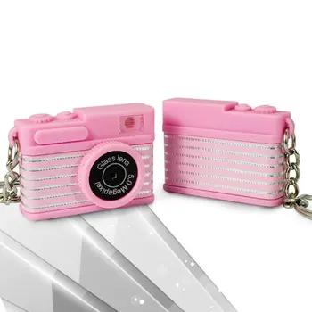 

New Mini Toy Camera Keychain With Bell Pendant Bag Accessories Kids Toy Gift 72XC