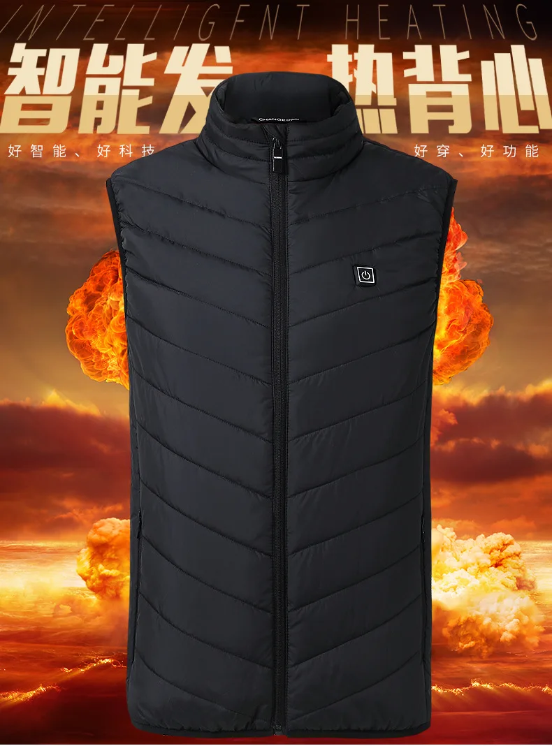 Новая мотоциклетная куртка с USB инфракрасным электрическим подогревом зимний жилет для мужчин и женщин теплая одежда зимняя куртка для верховой езды