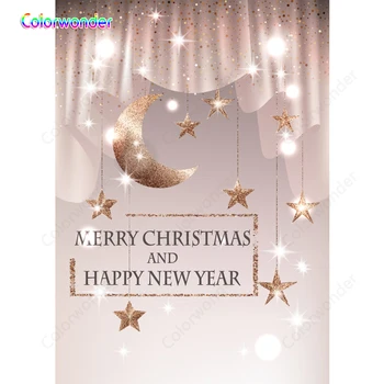 

Twinkle Twinkle Star Moon Backdrops for Photography Kids Party Decor Baby Portrait Poster Photography Backgrounds Photo Studio