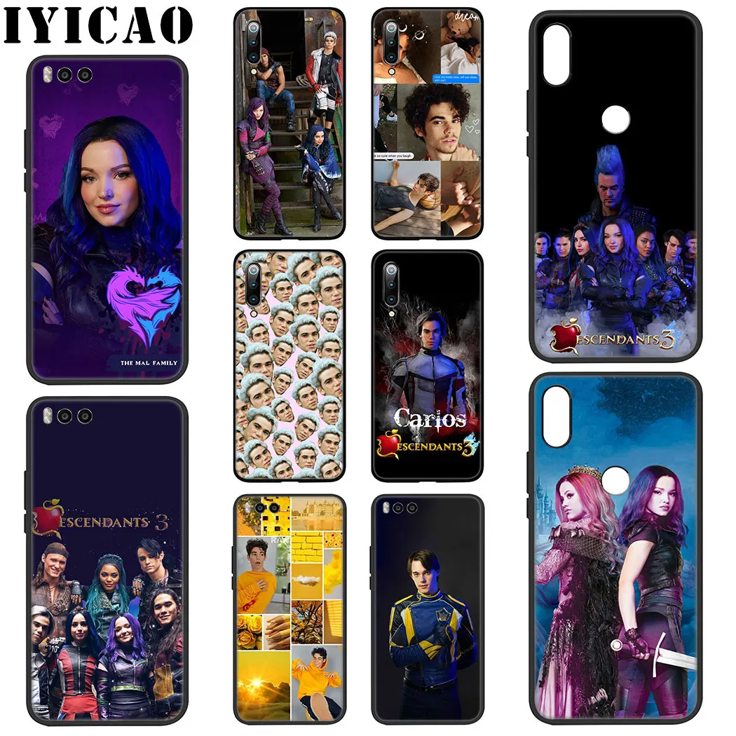 

IYICAO Descendants 3 Soft Case for Xiaomi 9 8 A2 Lite A1 6 pocophone f1 MAX 3 CC9 CC9E 9T A3 Pro Mix2s 5X 6X Case
