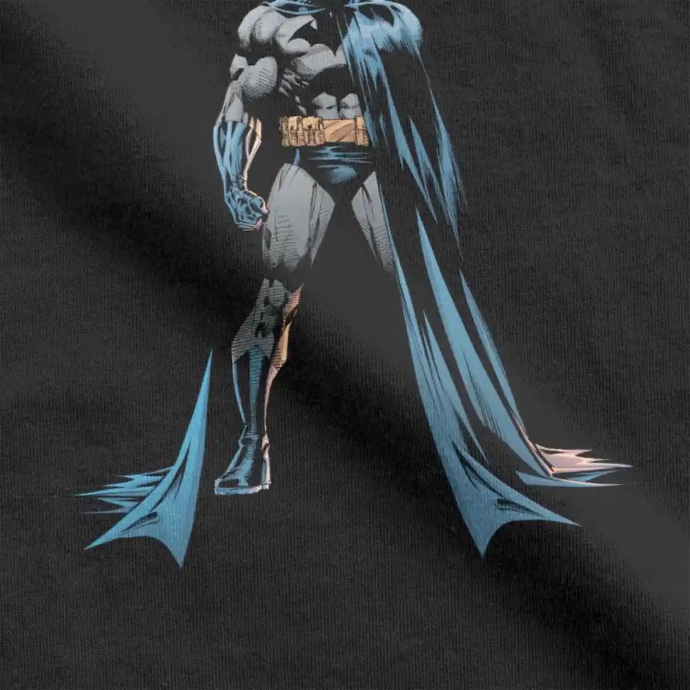 batman cape over one side men t shirt casual tee shirt short