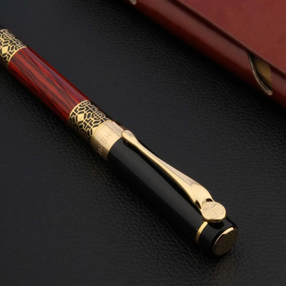 530 Classical Fountain Pen Wood Grain High-Grade Business Pen Metal Signature Fountain 1pcs fountain pen metal pen wood grain pen