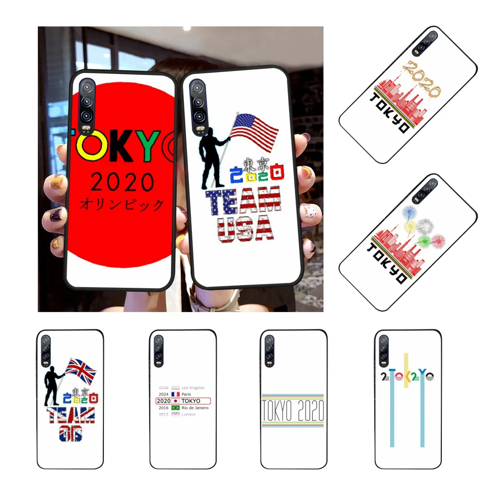 

NBDRUICAI 2020 tokyo olympic games Phone Case for Huawei P9 10 lite P20 pro lite P30 pro lite Psmart mate 20 pro lite