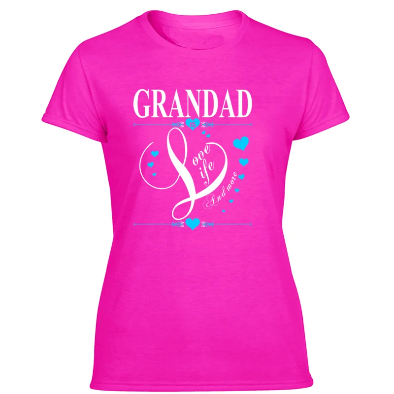 Футболка с принтом Comical grandad is love life and more, мужская и женская новинка, Мужская одежда, футболка с круглым вырезом