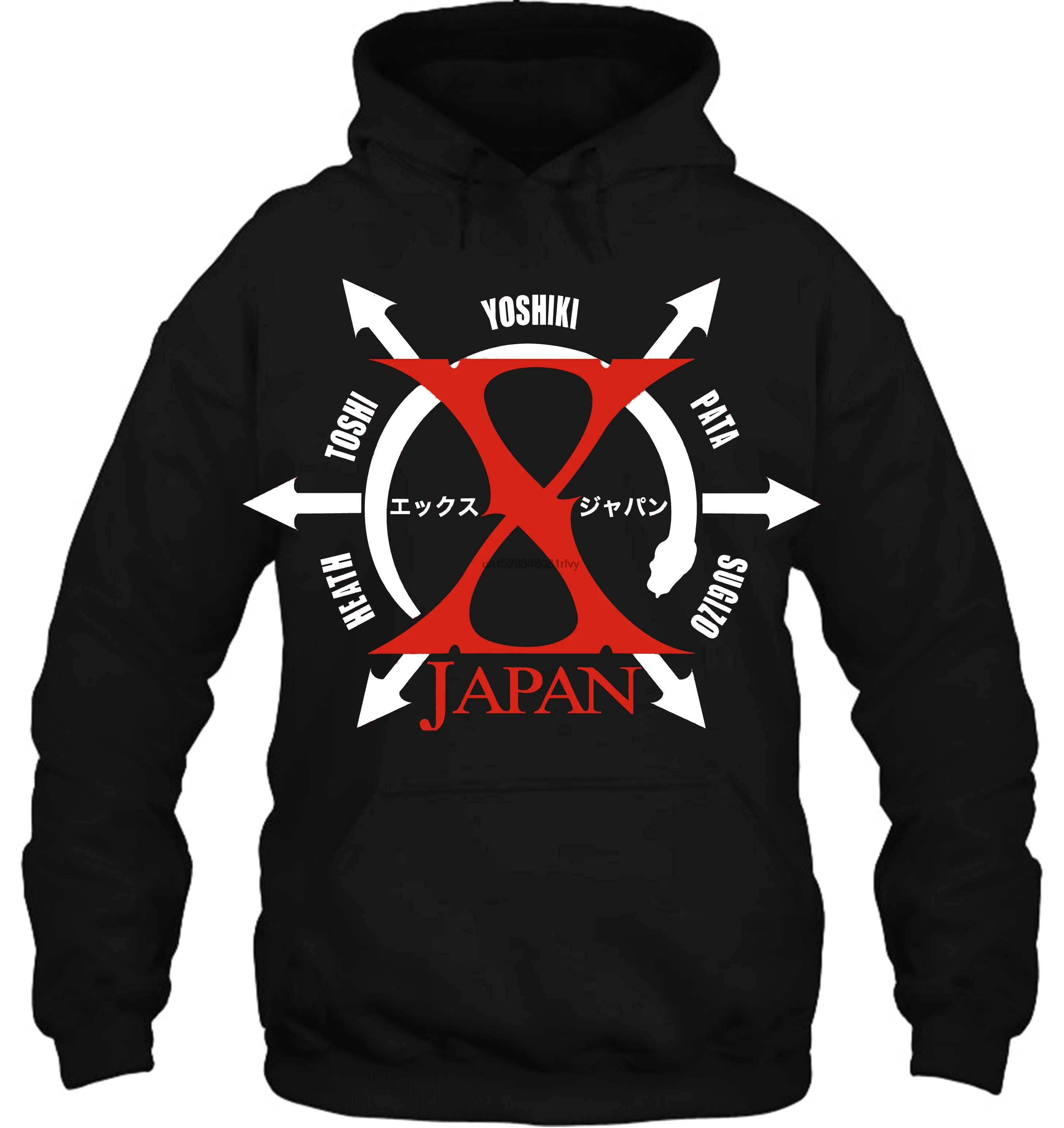 Мужская толстовка x japan Xjapan concert japan rock band женская уличная одежда