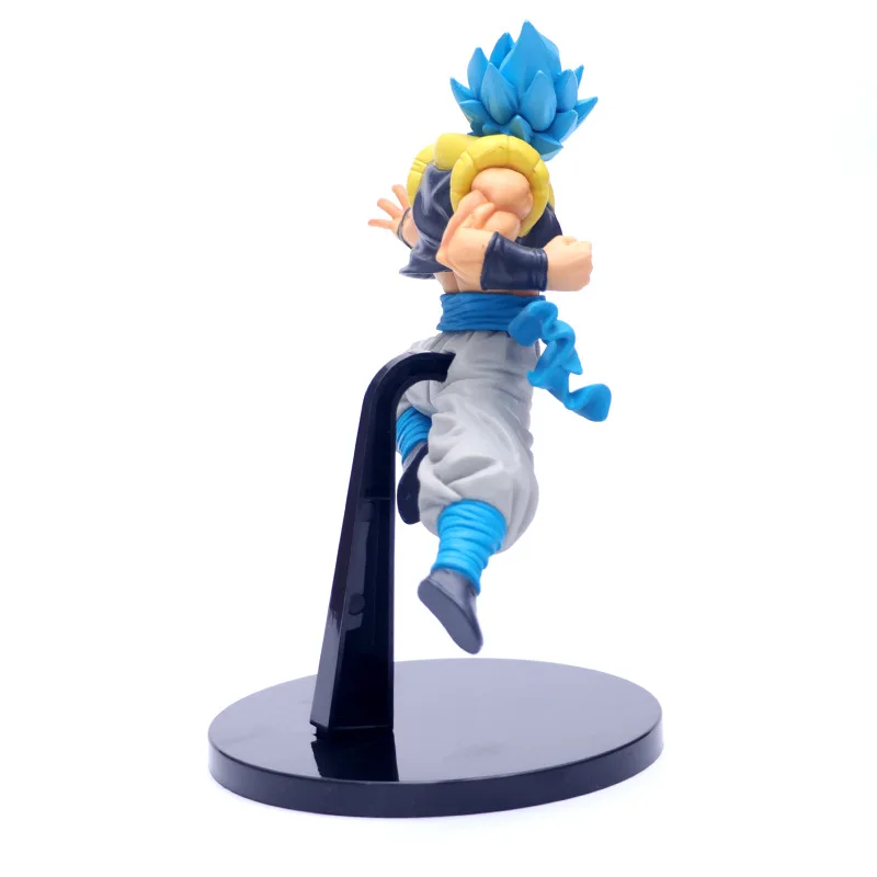 Аниме Рисунок 22 см Dragon Ball Z Broly Супер Saiyan бог синий Gogeta pvc рисунок с рисунками из комикса «Жемчуг дракона», Gogeta Коллекционная модель игрушки