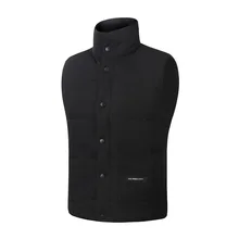 Абсолютно мужской водонепроницаемый белый утиный пух Канада США стиль свободный стиль жилет