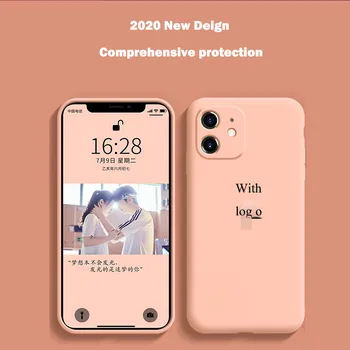 

Original Liquid Silicone Case For iPhone 11 Pro Max Case Full protector Camera Case For iPhone XS MAX X XR 7 8 PLUS With Lo go