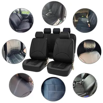 

High Quality Universal Styling Full set pu leather faux leather Interior Accessories Automobile Protector Car Seat Cover