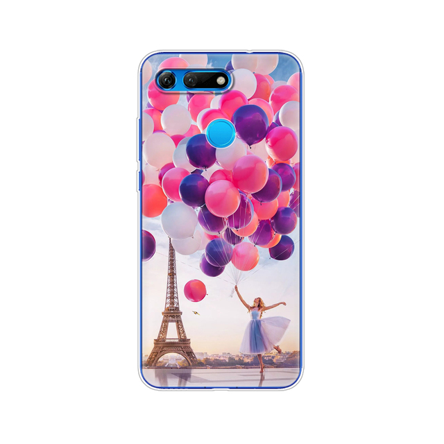 for Honor View 20 V20 Case TPU Funda Soft Silicone Cover For Honor V20 Capa Cute Animal pattern Silicone Phone