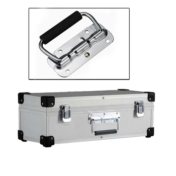 

Stainless Steel Wooden Box Toolbox Industrial Equipment Spring Cover Ring Handle Pull Ring Airbag Fitting Hardware new