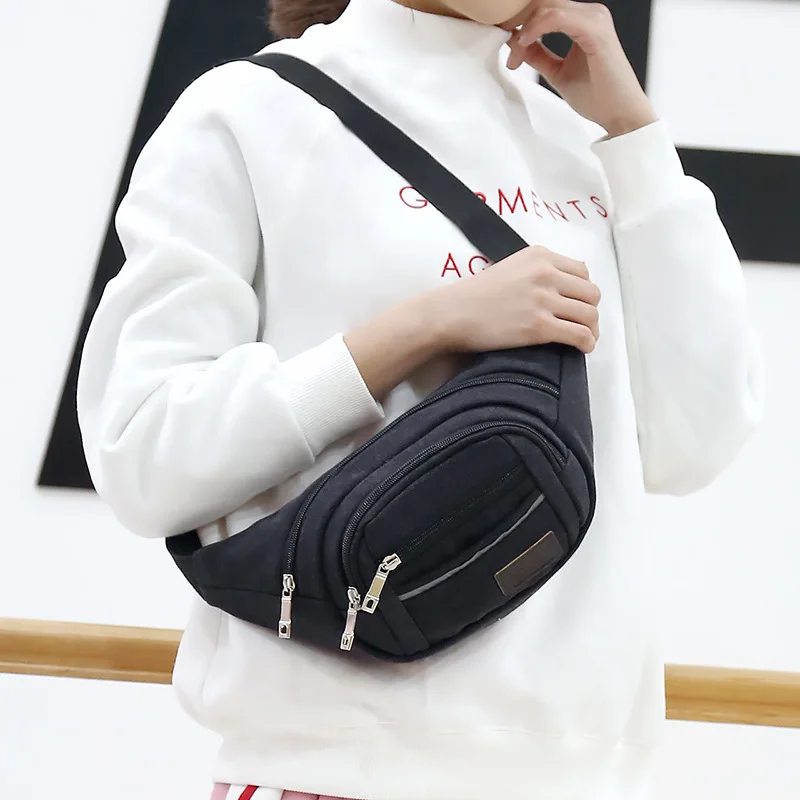 

Transfer-Style Outdoor Sports Men Wallet Wearable Canvas Multi-functional Shoulder Bag Women's Casual Bag
