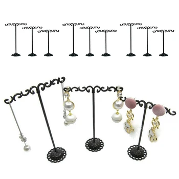 

9x Earrings Display Stand Home Shop Cabinet Window Earrings Hanger Storage Rack