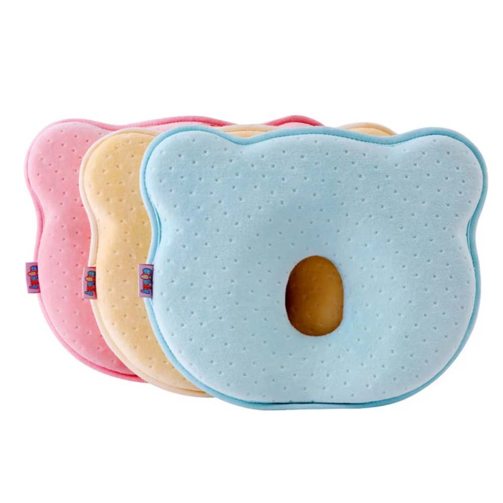 

Memory Foam Baby Kawaii Pillow Breathable Baby Shaping Pillows To Prevent Flat Head Ergonomic Newborns Pillow J75