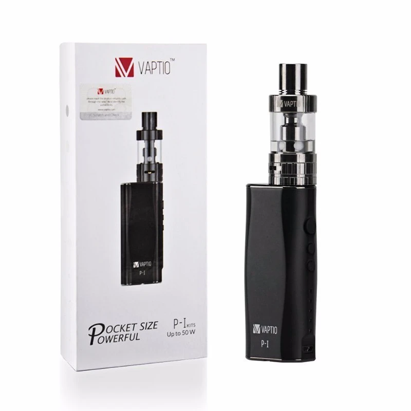 Tanie Parownik do elektronicznego papierosa 2100 Pen mAh Vaptio P1 PALO zestaw z 50W wbudowana bateria 2.0ml atomizer kompatybilny z 510 gwintowany zbiornik