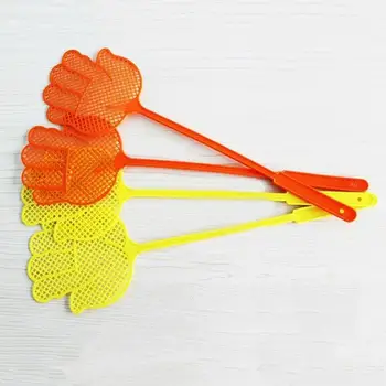 

Random Colors Creative Cute Palm Fly Swatter Plastic Shoot Anti-mosquito Flies Control Fly Pest Swatters Fly Swatter Kill P6L2